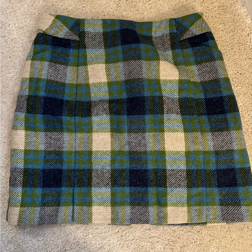 100% Wool Boden Mini Skirt with pockets